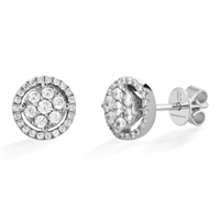 Ohrringe Buonocore Dame ILLUSION in Weißgold Diamante 388O01DW